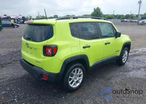 2019 Jeep Renegade Sport 4X4 из США, поврежденный, VIN ZACNJBAB7KPJ78027